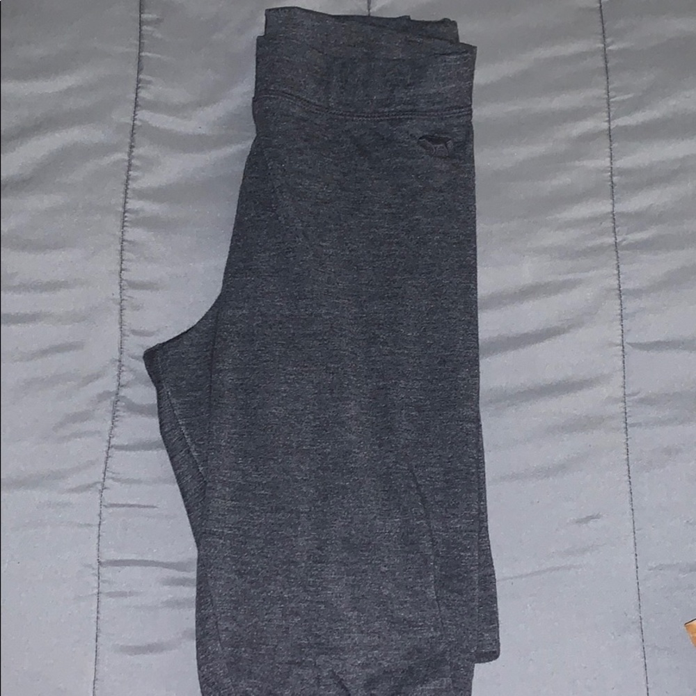 ‼️SOLD‼️PINK grey leggings - XS